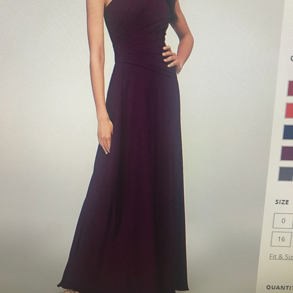 plum colored bridesmaid dresses